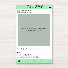 卒業パーティー小道具 フォトブースフレーム装飾 ポスター