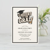 卒業パーティー応援招待状 招待状 (スタンド正面)