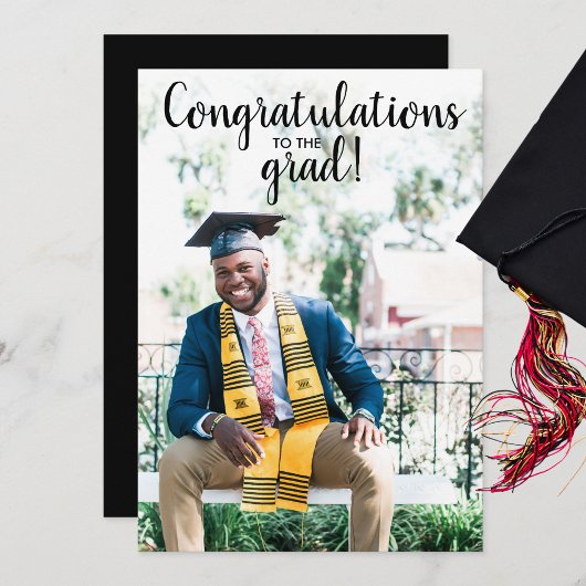 卒業パーティー招待状おめでとうの写真 招待状