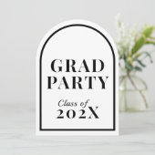 卒業パーティー招待状の成績 – テンプレート (スタンド正面)