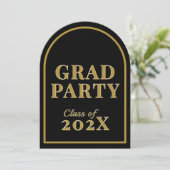 卒業パーティー招待状の成績 – テンプレート (スタンド正面)