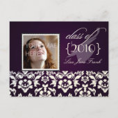 卒業パーティー招待状はがき インビテーションポストカード (正面)