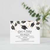 卒業パーティー招待状はがき シーズンポストカード (スタンド正面)