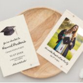 卒業パーティー招待状テンプレート(5 x 7インチ) 招待状