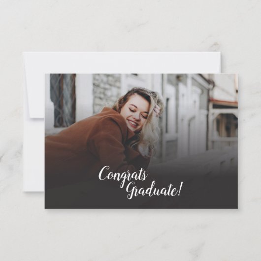 卒業パーティー招待状4枚の写真スクリプト 招待状 (裏面)