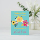 卒業パーティー招待状、はがき インビテーションポストカード (スタンド正面)