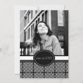 卒業パーティー招待状[シルバー] 招待状 (正面)