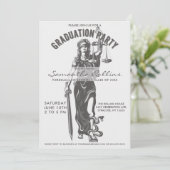 卒業パーティー招待状|レディ·ジャスティス 招待状 (スタンド正面)