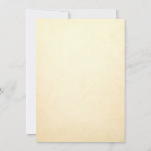 卒業パーティー招待状 | ヴィンテージ植物 招待状 (裏面)