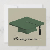 卒業パーティー招待状 招待状 (裏面)