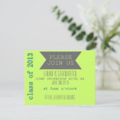 卒業パーティー招待状 招待状 (スタンド正面)