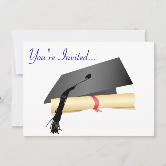 卒業パーティー招待状 招待状 (正面)