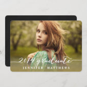 |卒業パーティー招待状 招待状 (正面/裏面)