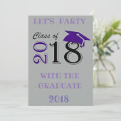 卒業パーティー招待状 招待状 (スタンド正面)