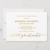 |卒業パーティー招待状 招待状 (裏面)