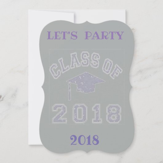 卒業パーティー招待状 招待状 (正面)