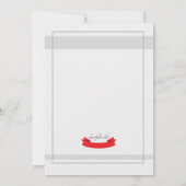 卒業パーティー招待状 招待状 (裏面)