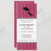 卒業パーティー招待状 招待状 (正面/裏面)