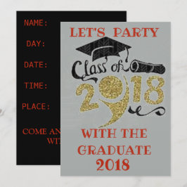 卒業パーティー招待状 招待状