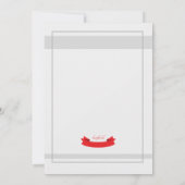 卒業パーティー招待状 招待状 (裏面)