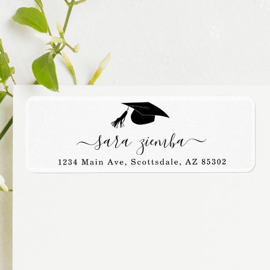 卒業パーティー招待状/発表住所 ラベル