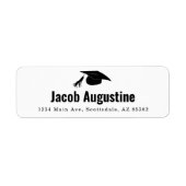 卒業パーティー招待状/発表住所 ラベル (正面)