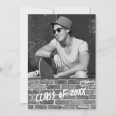 卒業パーティー招待状[白] 招待状 (正面)