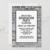 卒業パーティー招待状[白] 招待状 (裏面)