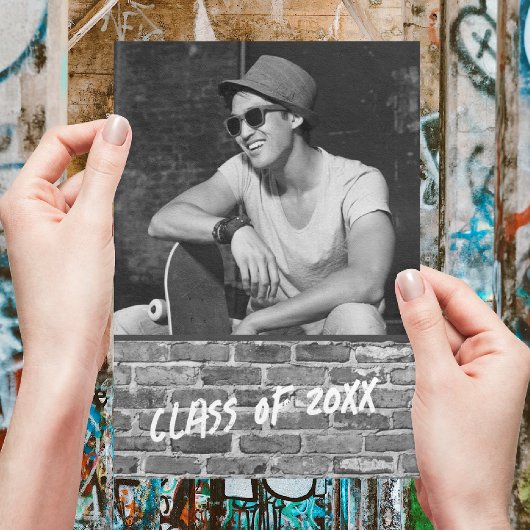 卒業パーティー招待状[白] 招待状