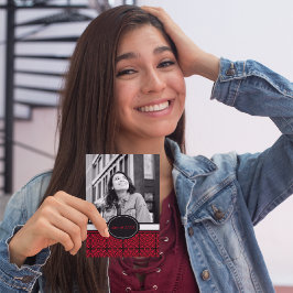 卒業パーティー招待状[赤] 招待状