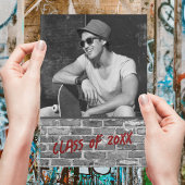 卒業パーティー招待状[赤] 招待状