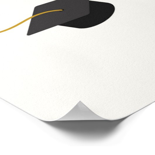 卒業パーティー歓迎サイン ポスター (角)