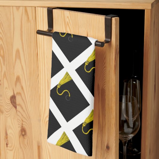 卒業パーティー用の飾りキッチンタオル キッチンタオル (三つ折り)