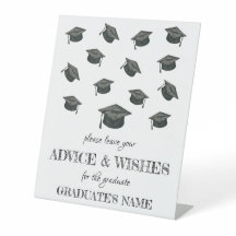 卒業パーティー用台座標識