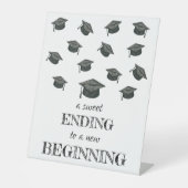 卒業パーティー用台座標識 台座サイン (正面)