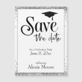 卒業パーティー用磁気カードの日付の保存 (正面)