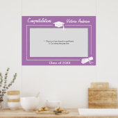 卒業パーティー用 プロップ フォトブース フレーム ポスター (キッチン)