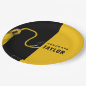 卒業パーティー紙プレート ペーパープレート (アングル)