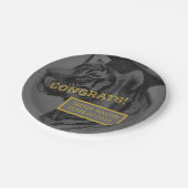 卒業パーティー紙プレート ペーパープレート (アングル)