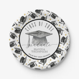 卒業パーティー紙プレート | 大学院パーティー ペーパープレート