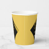 卒業パーティー金ゴールドおめでとう紙カップ 紙コップ (右)