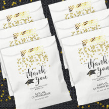 卒業パーティー金ゴールド紙吹雪スクリプトありがとう