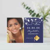 卒業パーティー青い白い星写真2023 セーブザデート (スタンド正面)