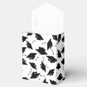 卒業パーティー黒い帽子の上に感謝 フェイバーボックス (オープン)