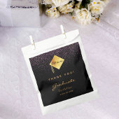 卒業パーティー黒パープル感謝してい金ゴールドユー2025 フェイバーバッグ