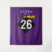 卒業パーティー2025の写真の背景 タペストリー (正面)