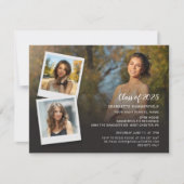 卒業パーティー2025フォトコラージュ招待状 招待状 (正面)