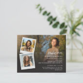 卒業パーティー2025フォトコラージュ招待状 招待状 (スタンド正面)