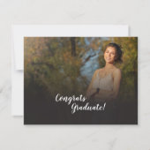 卒業パーティー2025フォトコラージュ招待状 招待状 (裏面)