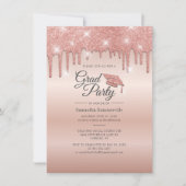 卒業パーティー2025年エレガント卒業 招待状 (正面)